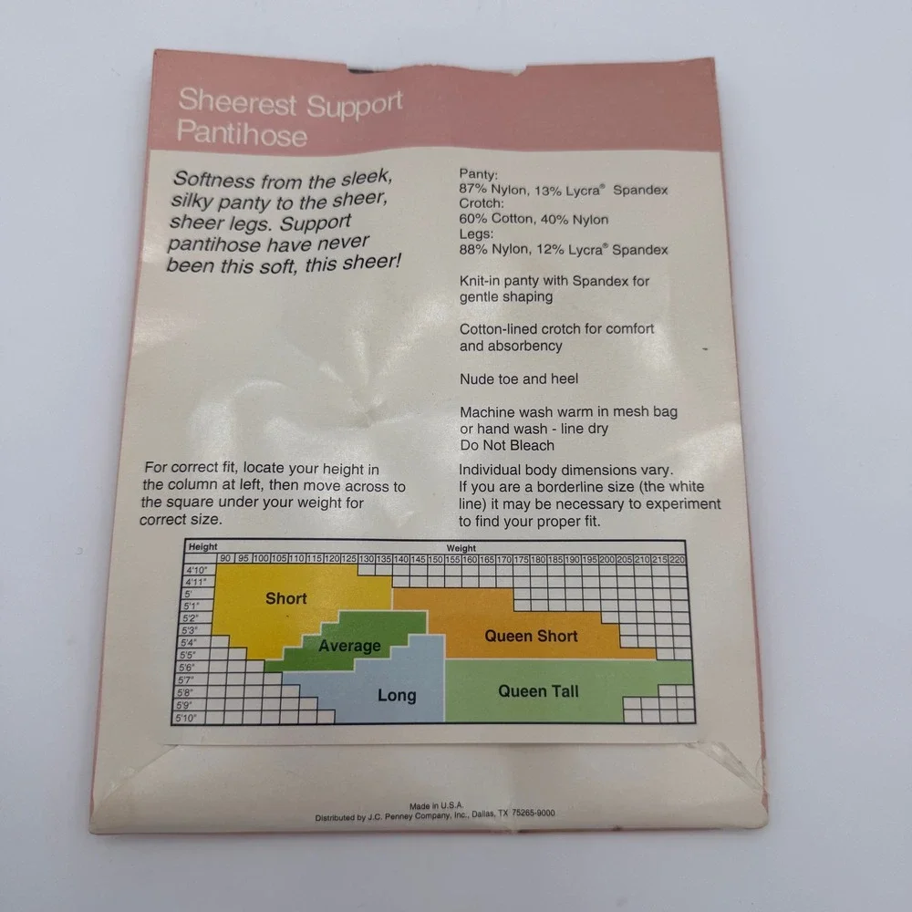 Hanes vintage hosiery